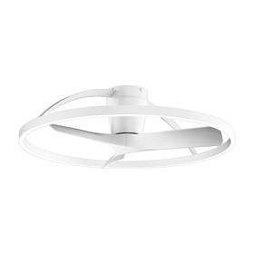 M9043  Nepal II 75cm 32W LED Dimmable Light With Built-In 32W DC Reversible Fan, White Finish c/w Remote Control, 4000lm